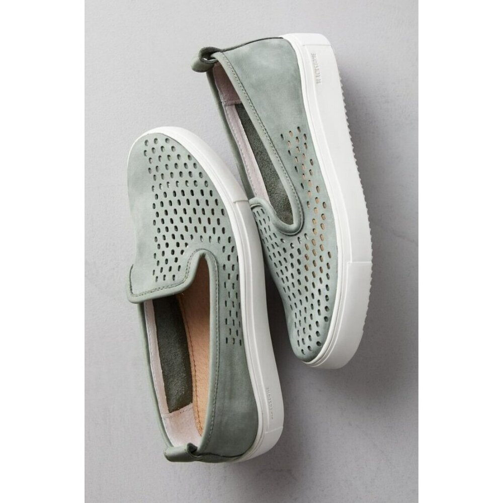 Women's Blackstone RL68 Suede Leather Shoes Battle Green Size 39 US 8.5